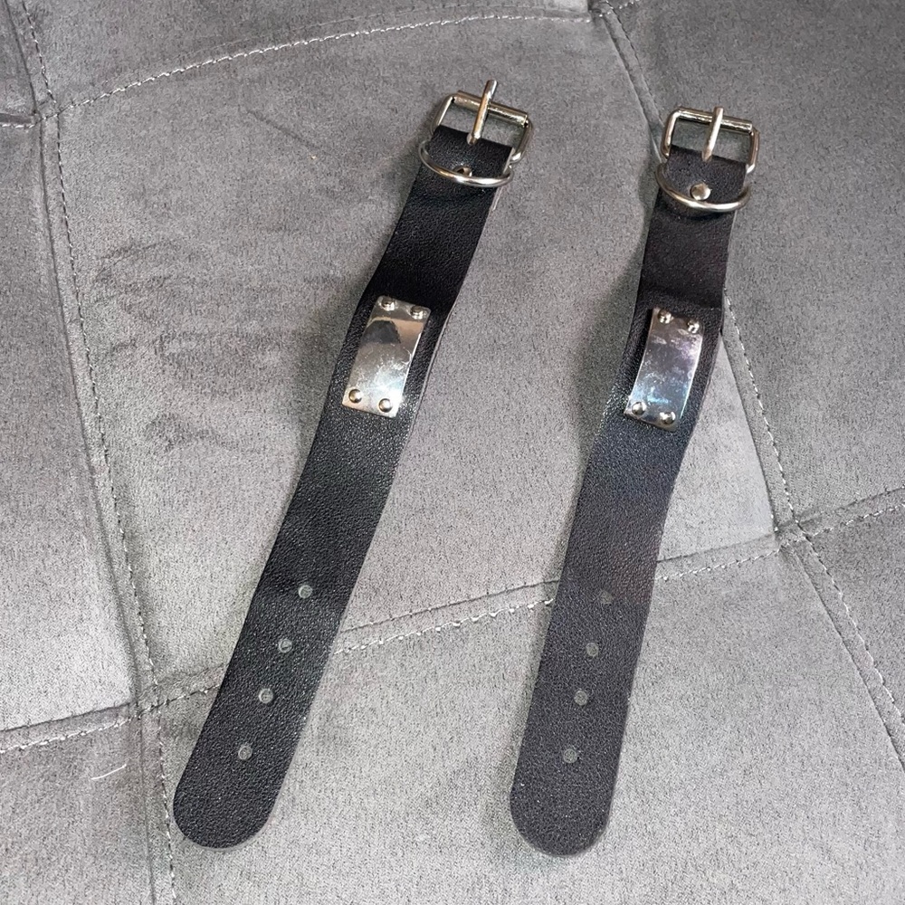 Metal Plated Wristbands Set